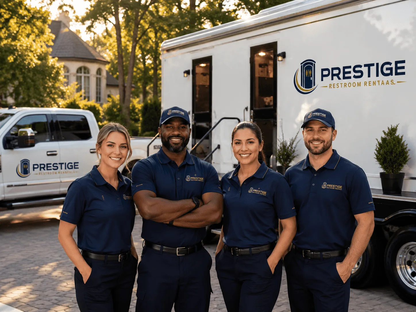 Trusted Luxury Portable Restrooms company in Beach, ND